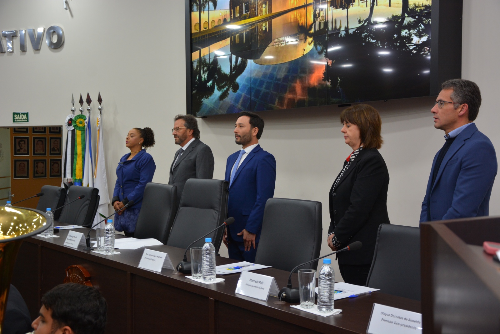 Sessão solene de entrega de título de cidadania ao empresário Ralph Gemignani