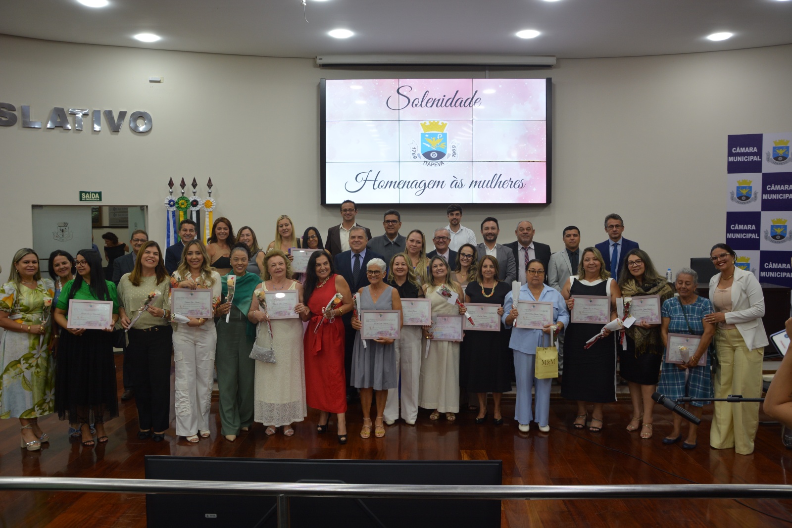 Sessão solene do Dia das Mulheres
