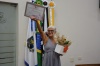 Luci da Castro Moreira, professora aposentada, homenageada pelo vereador Júlio Ataíde (PL)